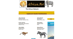 Desktop Screenshot of african.net