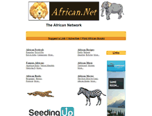 Tablet Screenshot of african.net